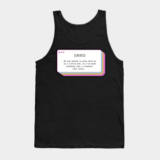 Taylor Swift Lyrics Tank Top